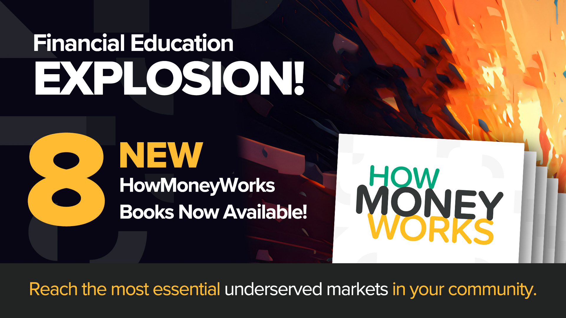 8 cuốn sách HowMoneyWorks mới — Hôm nay chúng tôi tiết lộ một dòng sách hiểu biết về tài chính mới đa dạng